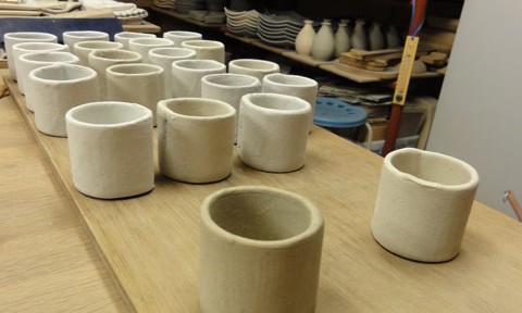 どうなるかな?釉薬の実験!